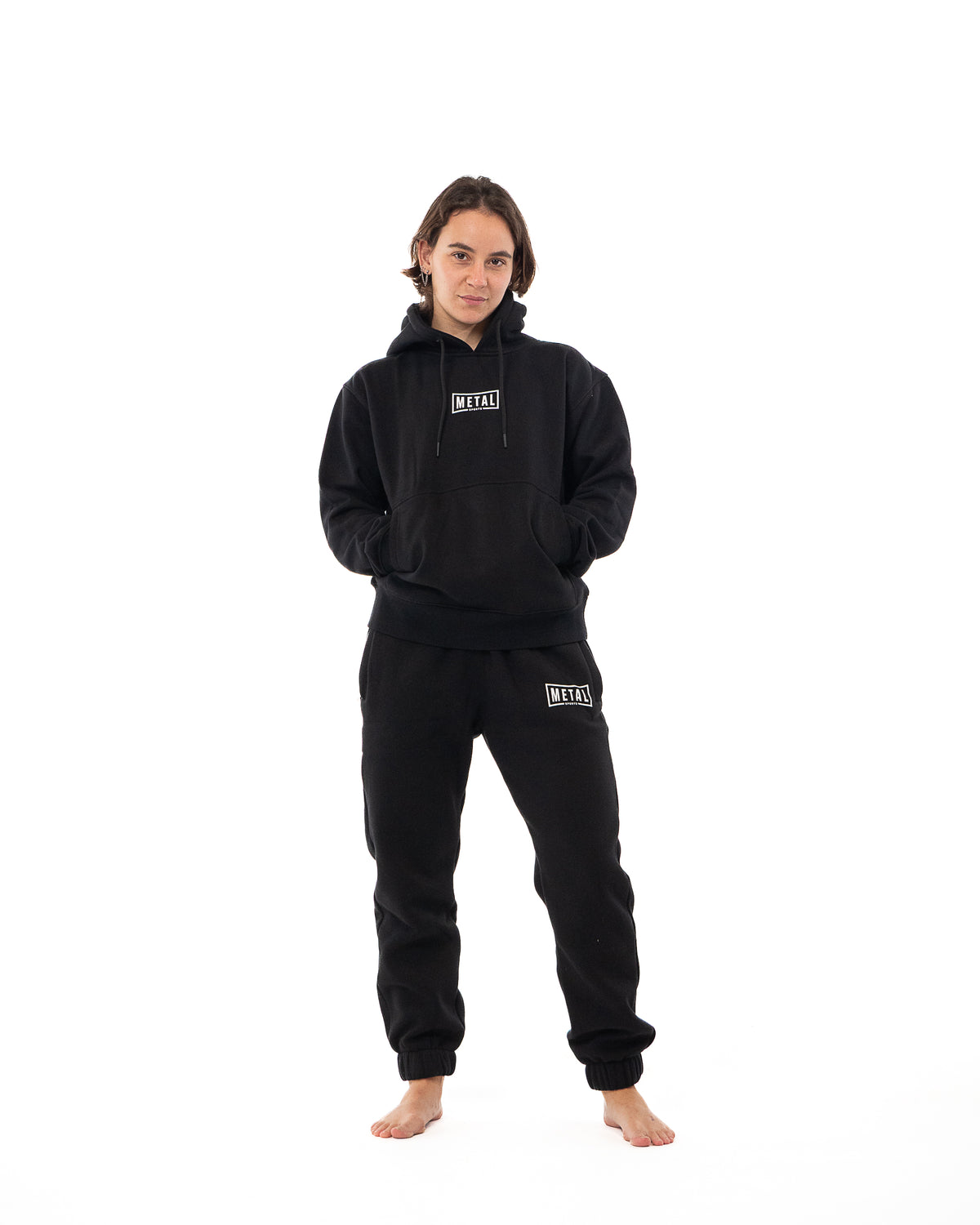 HOODIE COTON NOIR