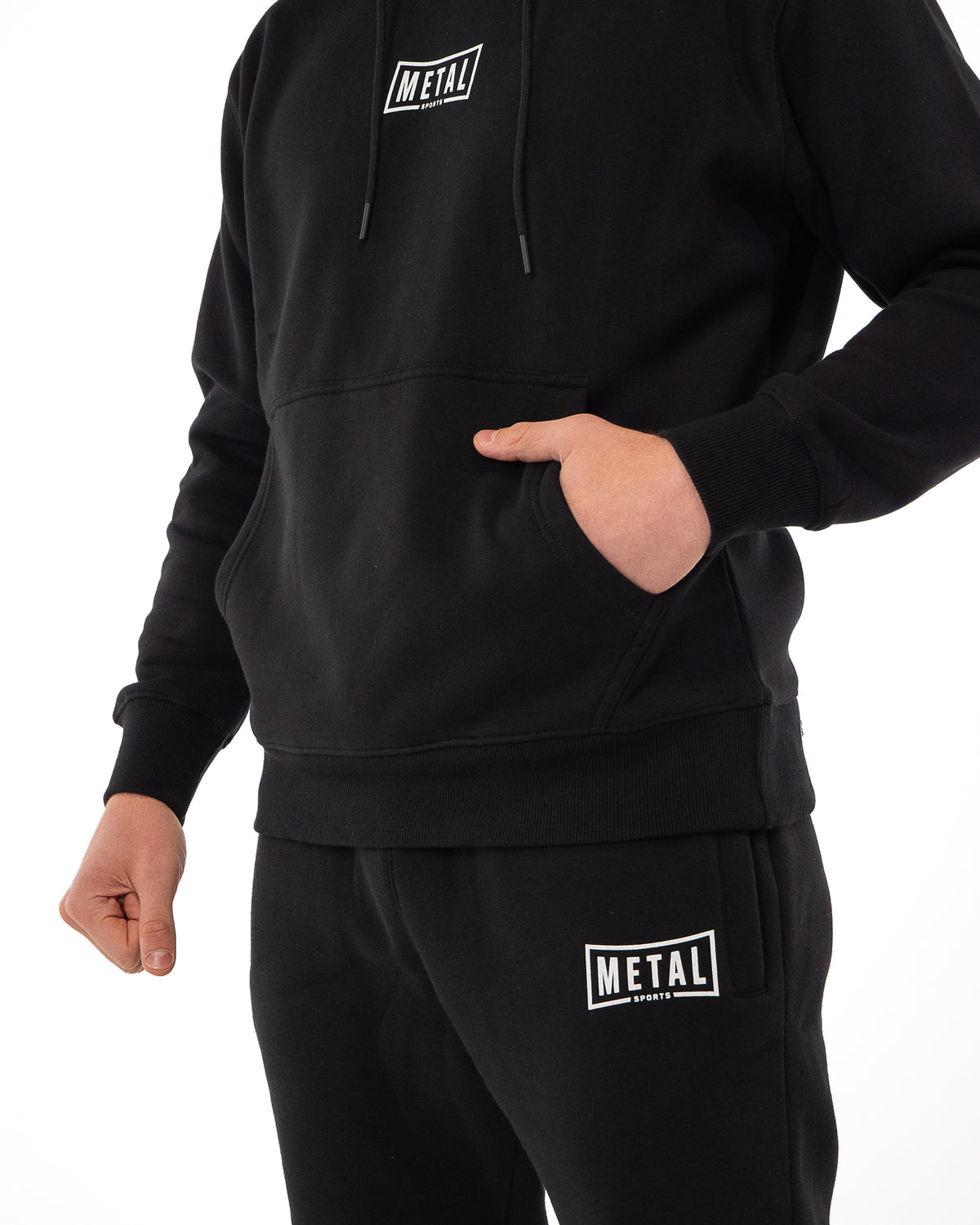 HOODIE COTON NOIR