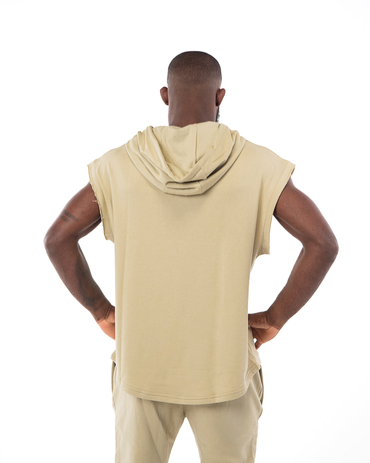 DESERT STORM SLEEVELESS HOODIE