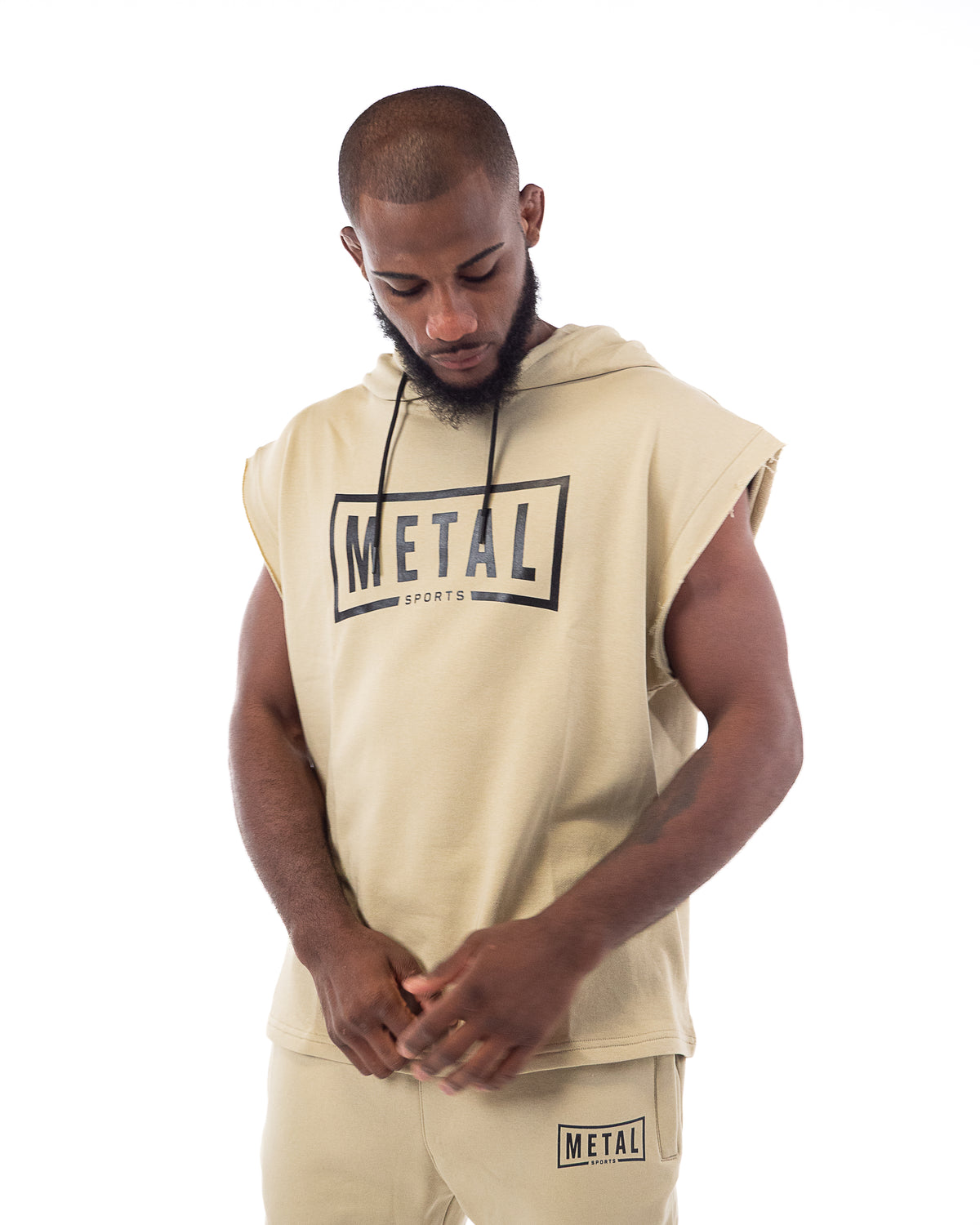 DESERT STORM SLEEVELESS HOODIE
