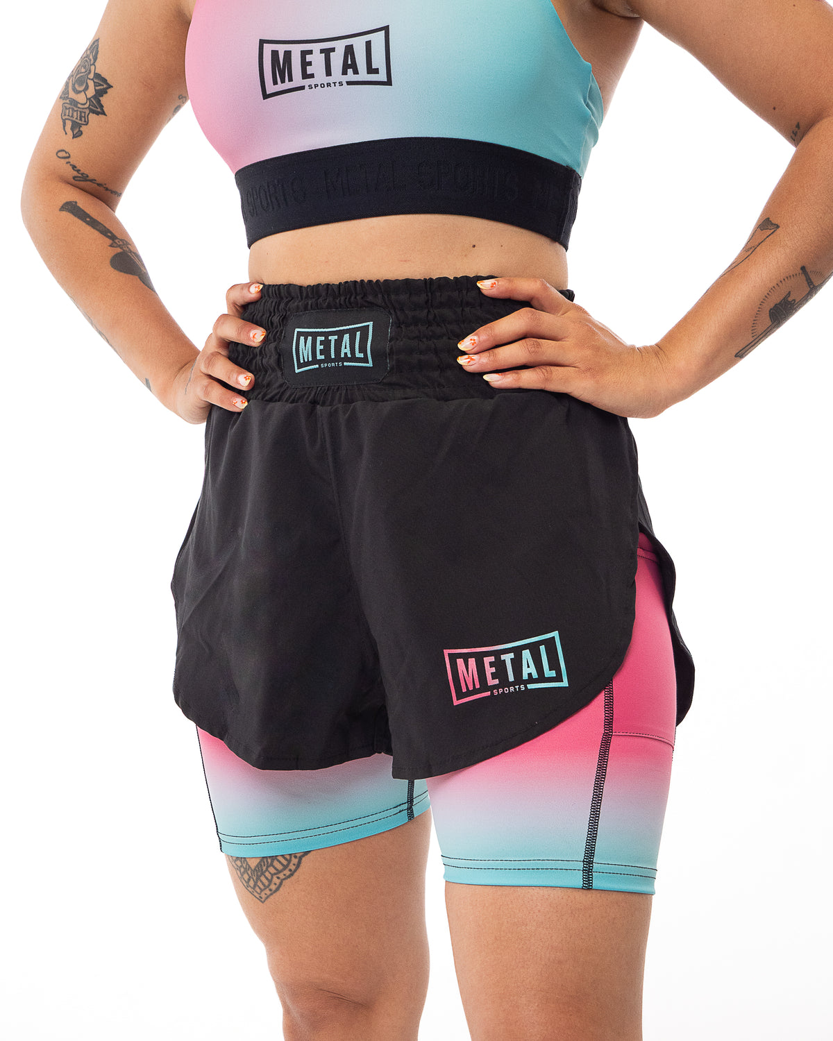 WOMEN'S 2-IN-1 SHORTS MIAMI VIBE
