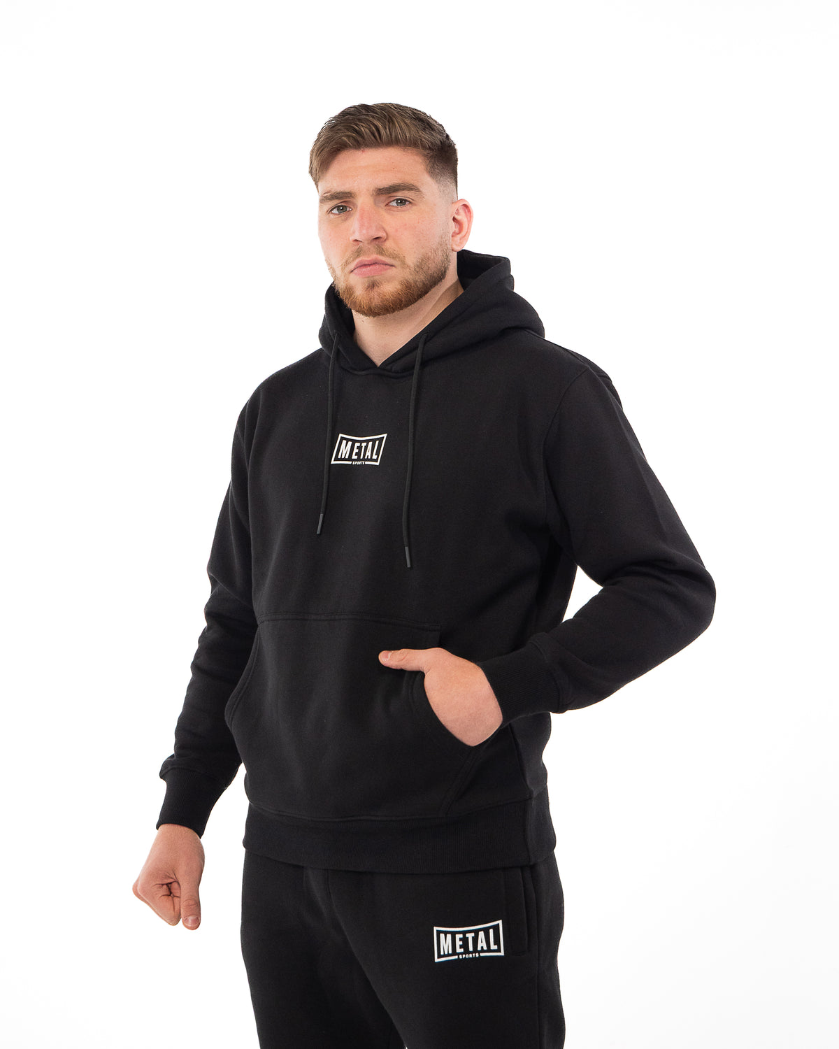 HOODIE COTON NOIR