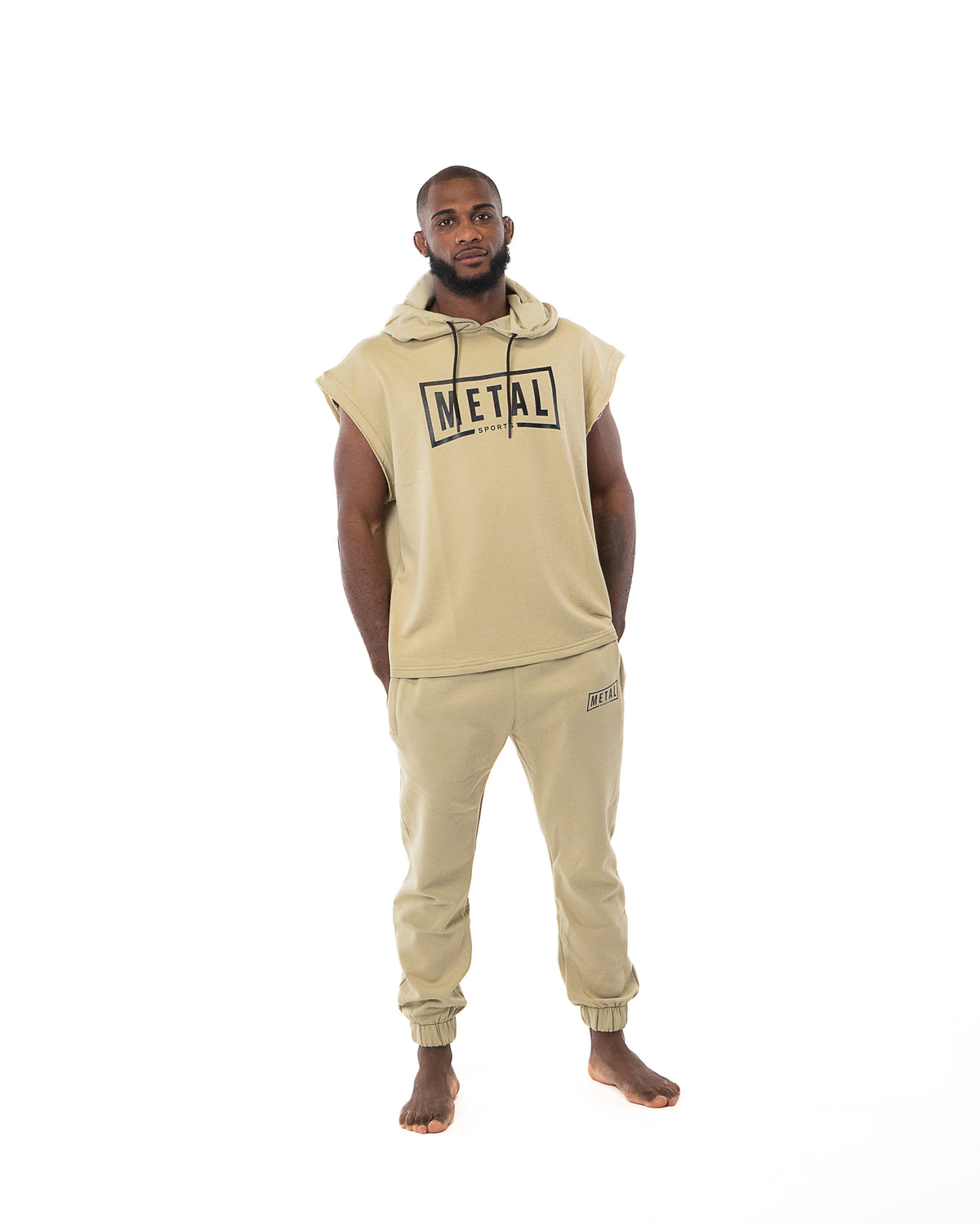 DESERT STORM SLEEVELESS HOODIE