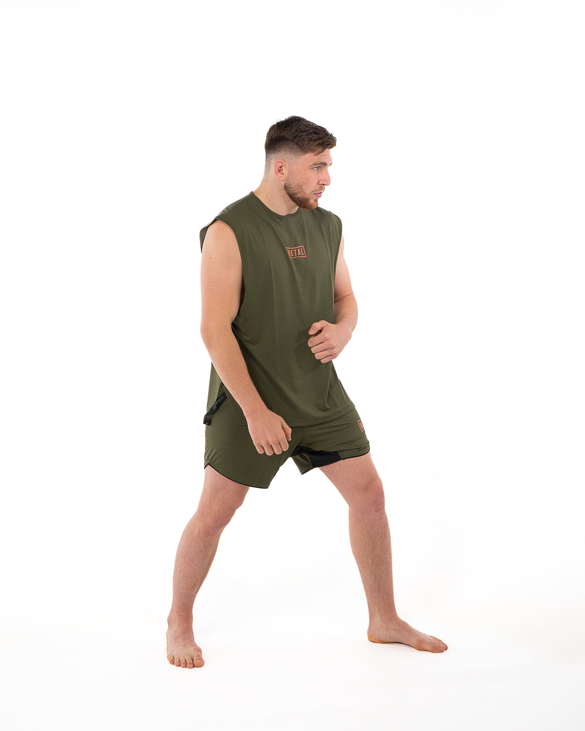 SHORT MMA OLIVE