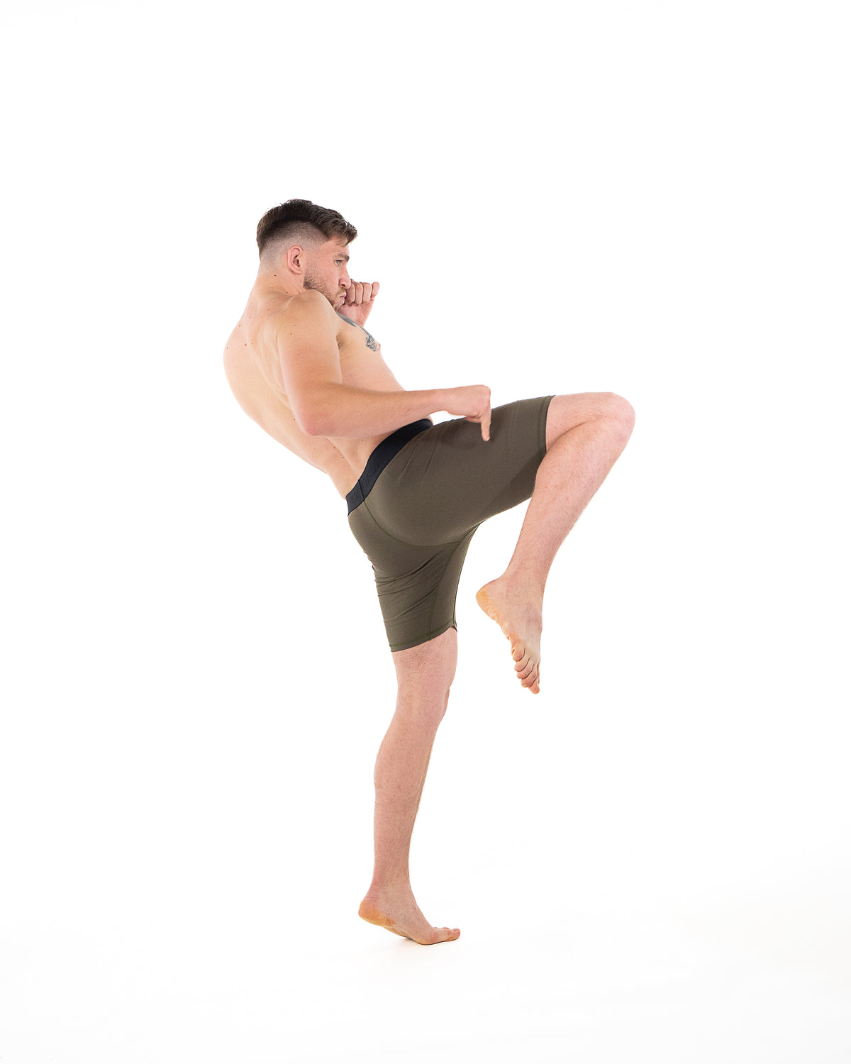 MEN'S COMPRESSION SHORTS OLIVE