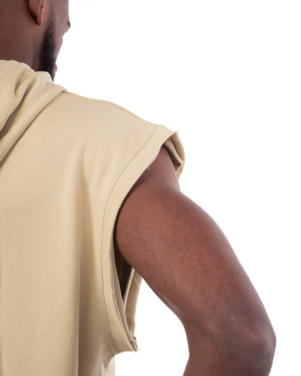 DESERT STORM SLEEVELESS HOODIE